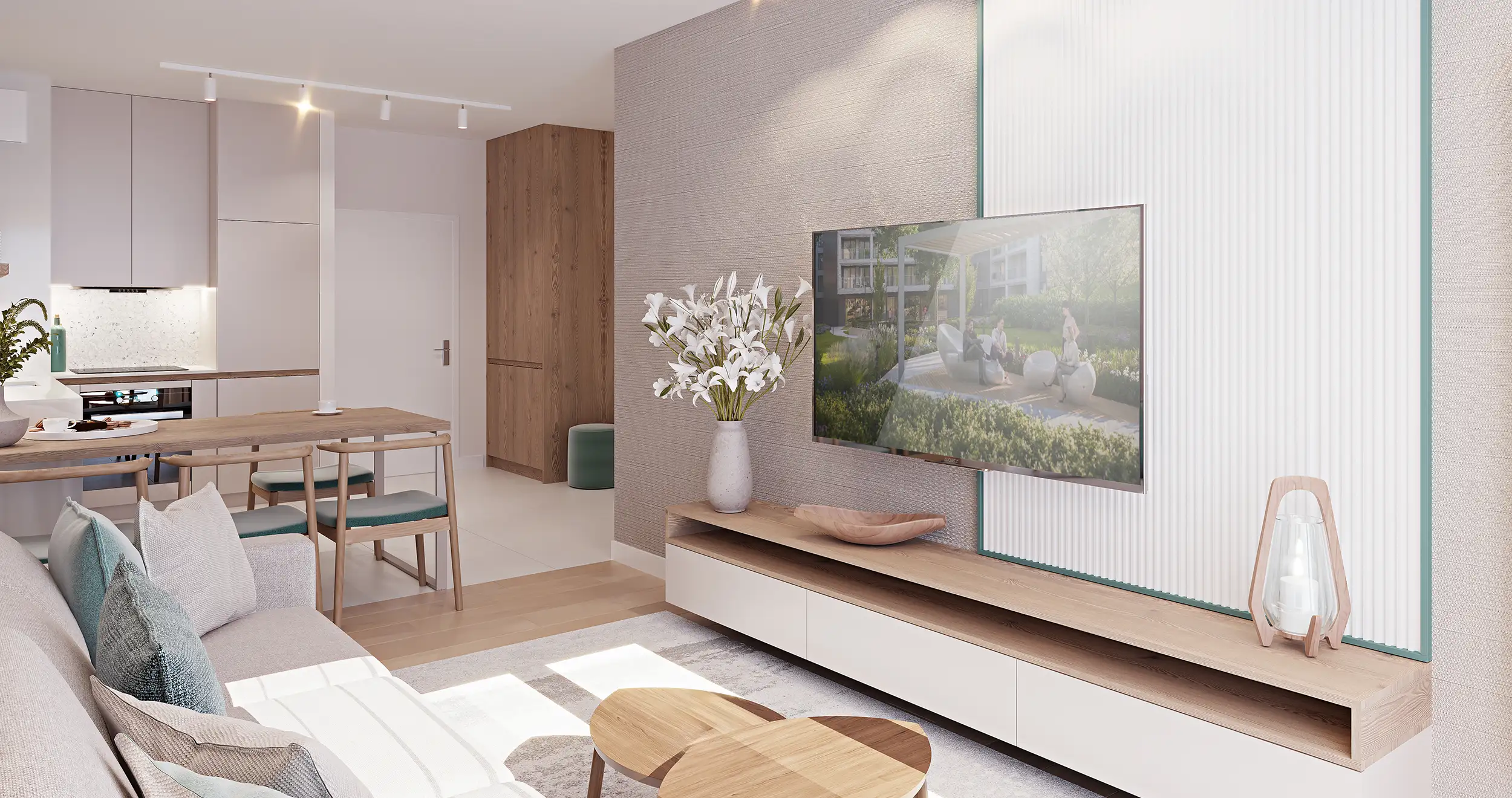 Wykończone mieszkanie