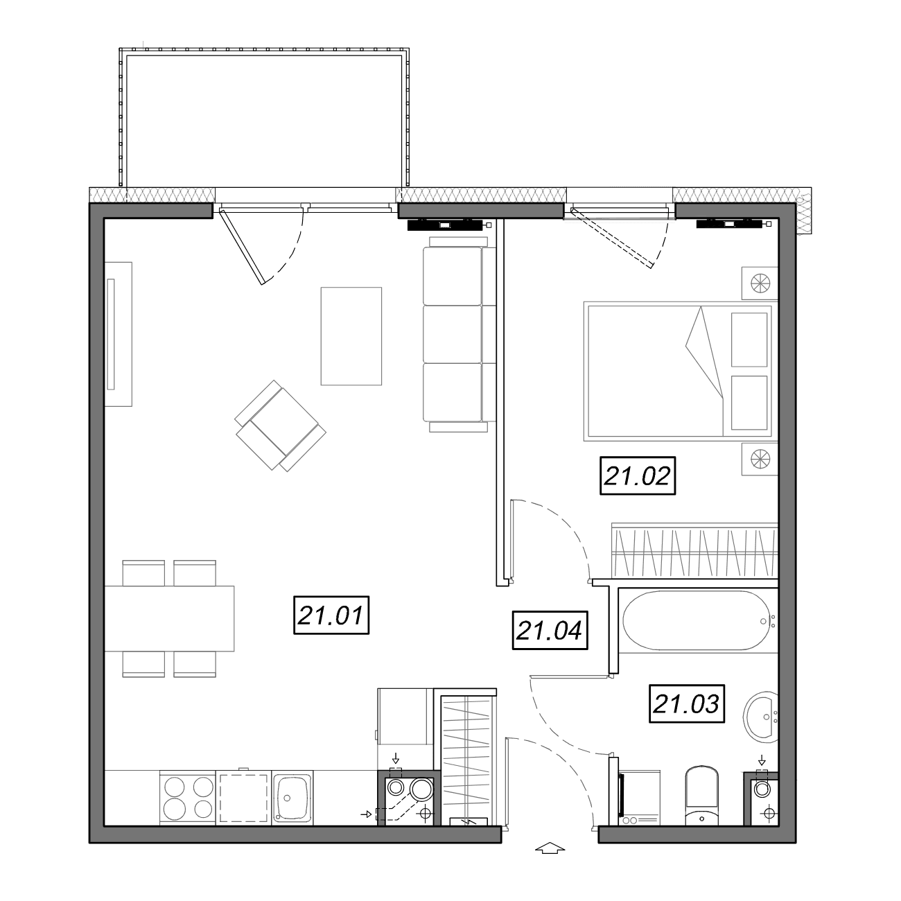 flat