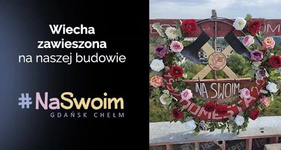Jest nam miło poinformować, że na budowie naszej inwestycji #NaSwoim świętowaliśmy powieszenie wiechy.